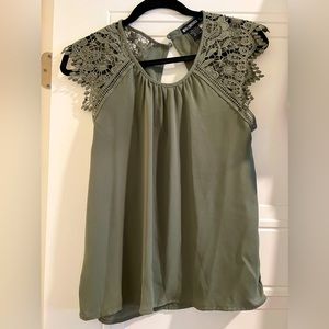 Sage green blouse